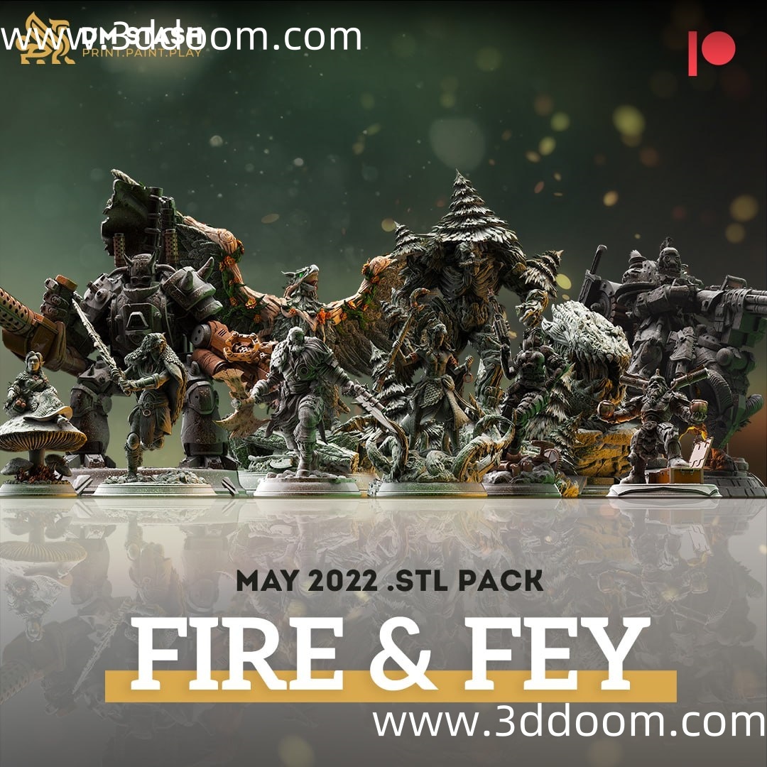 566 DM Stash - 2022 - 05 - Fire & Fey-3D DOOM