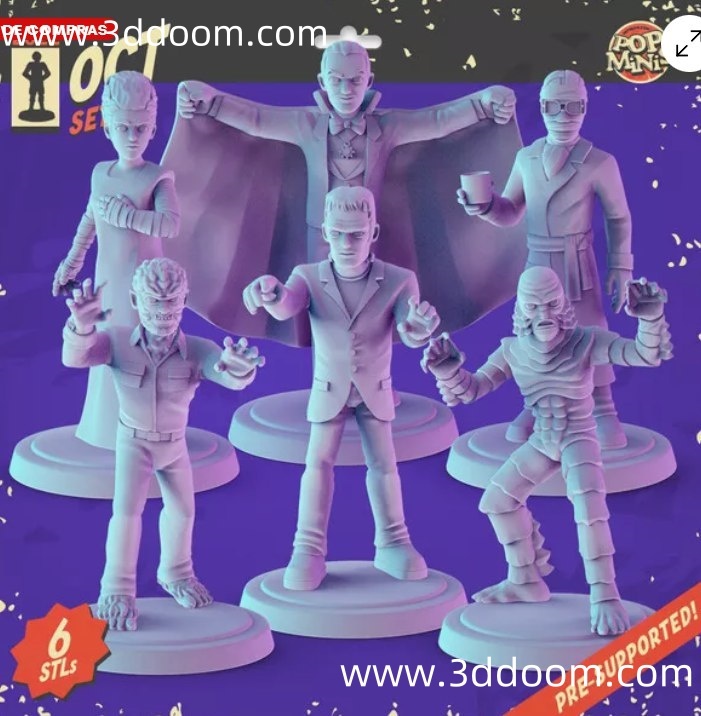 586 pop minis halloween 04.2025-3D DOOM