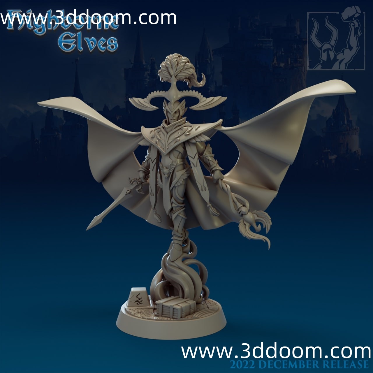 230 Highborn_Elves_Loremaster-3D DOOM