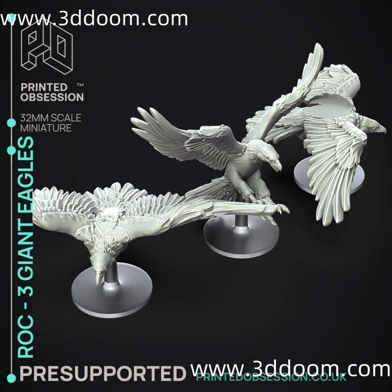 659 Roc - 3 Giant Eagles-3D DOOM