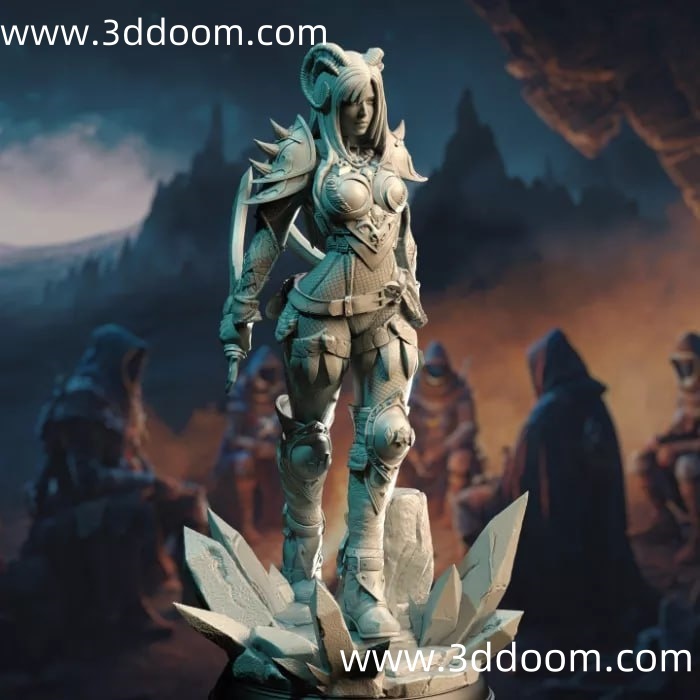 671 Tiefling Rogue - Orlena-3D DOOM