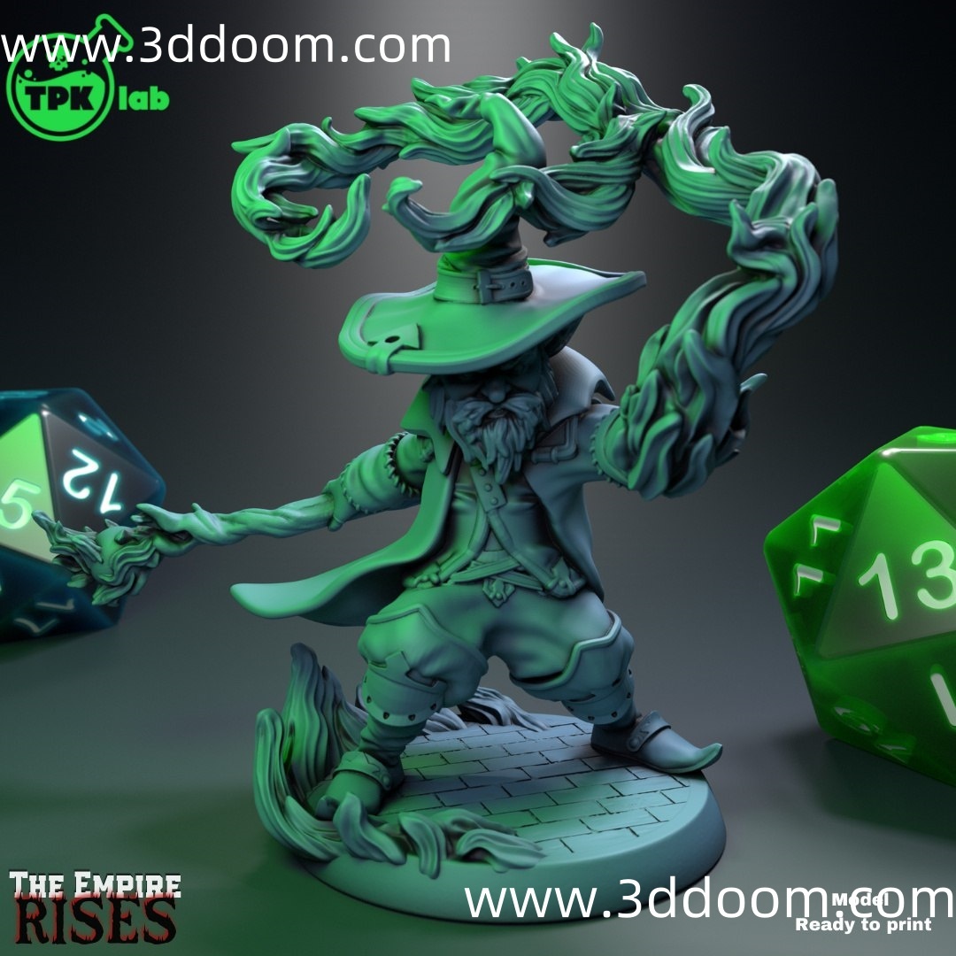 698 Zigmoon, Gnome Mage-3D DOOM