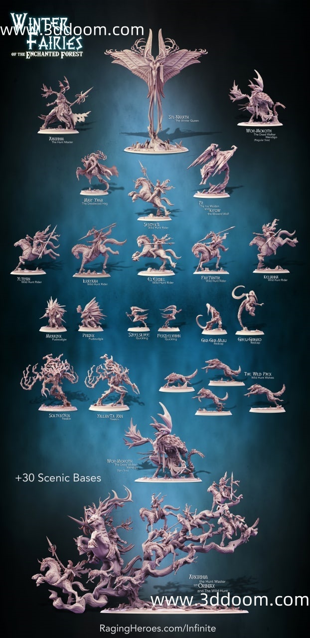 507 Heroes Infinite Winter Fairies Pre-3D DOOM