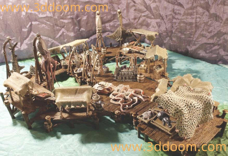 4 Fish+Market-3D DOOM