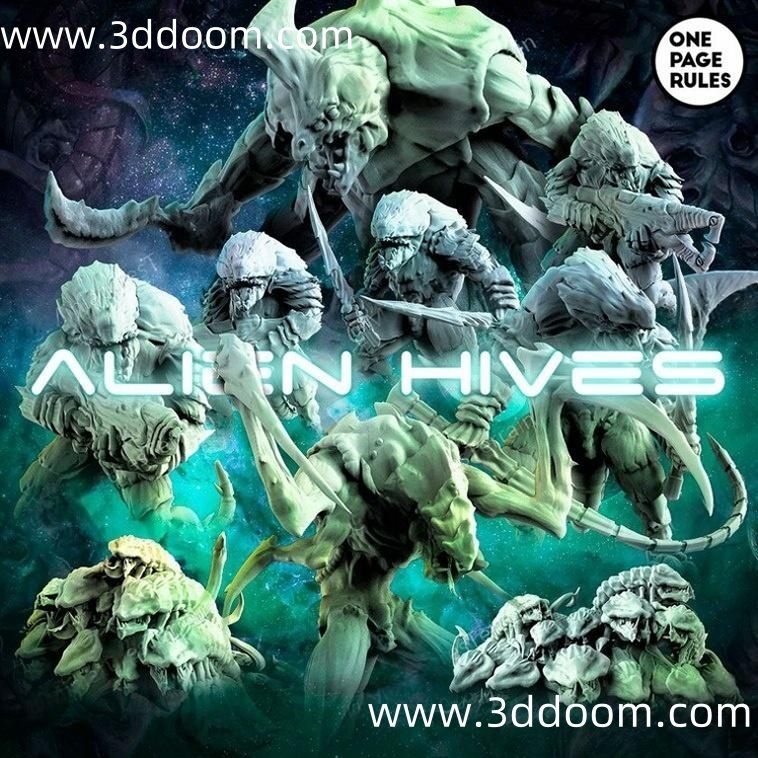 736 Alien Hive Guard-3D DOOM