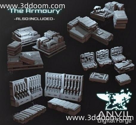 626 Digital Forge Welcome Pack - The Armoury - By AiR-3D DOOM