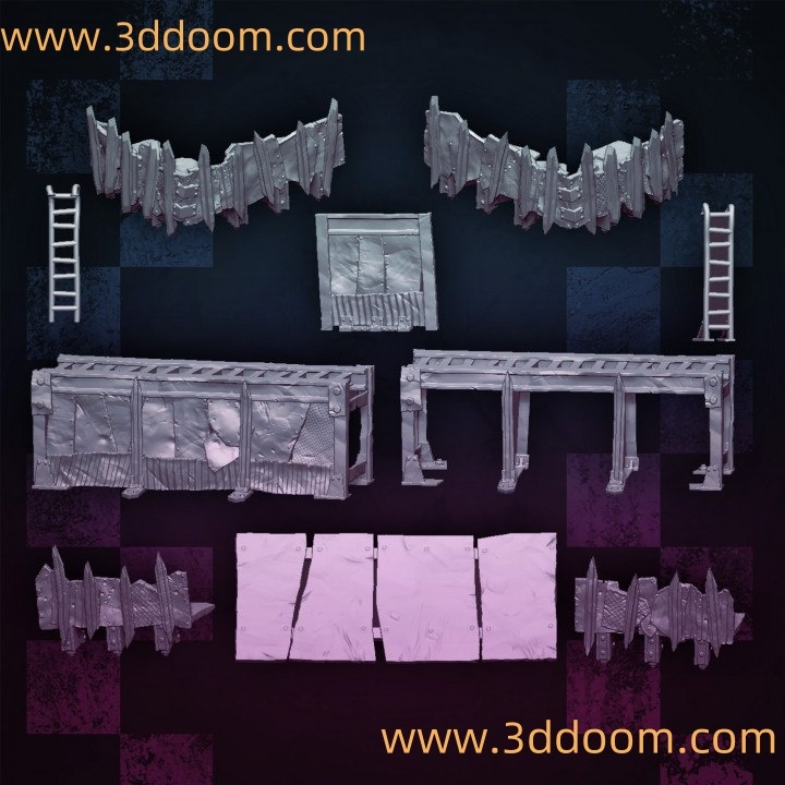 13 mrmodulork-s-fortress-barricades-3D DOOM