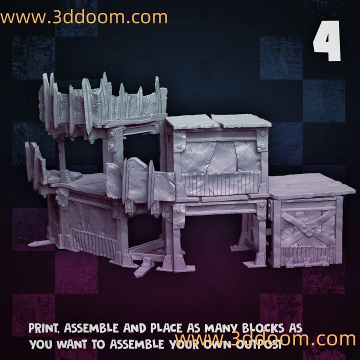 14 mrmodulork-s-fortress-outpost-3D DOOM