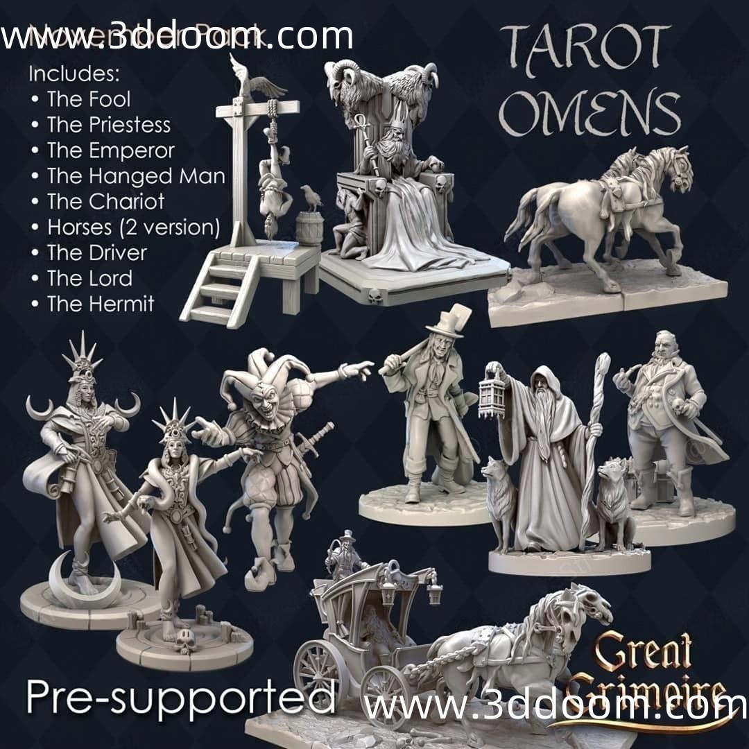 388 Tarot Omens_Great Grimoire-3D DOOM