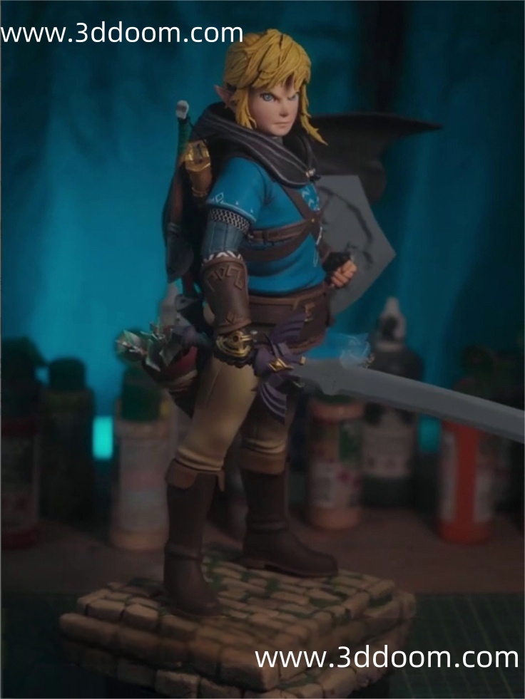 1146 Link Legend of Zelda 塞尔达传说 林克-3D DOOM