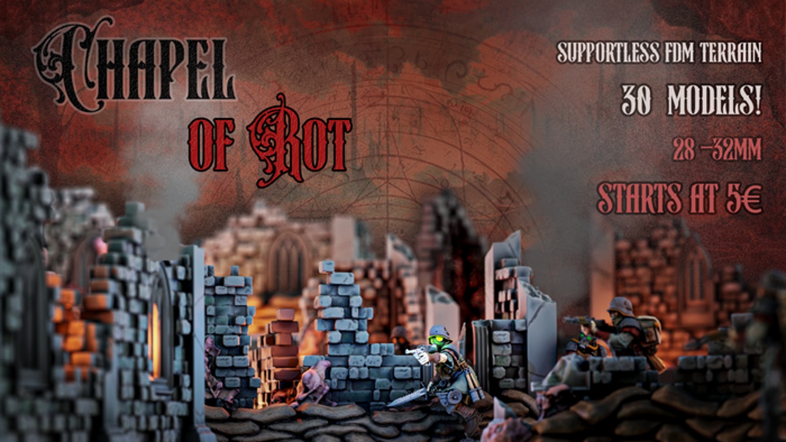 014 Chapel of Rot  3D printable terrain stl files-3D DOOM