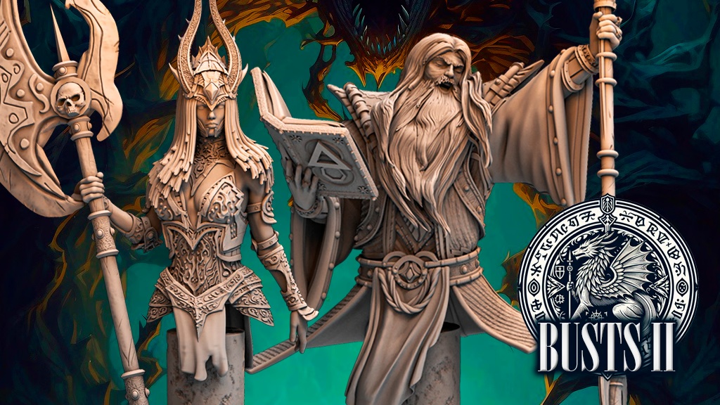 012 Busts - King Arthur Legends II-3D DOOM