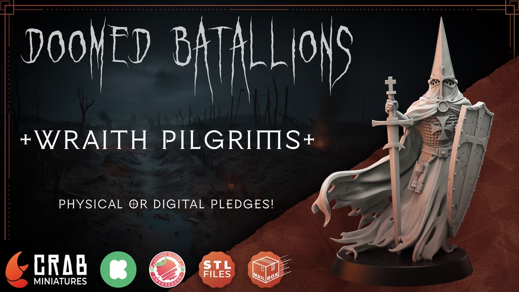 018 Doomed Batallions: Wraith Pilgrims-3D DOOM