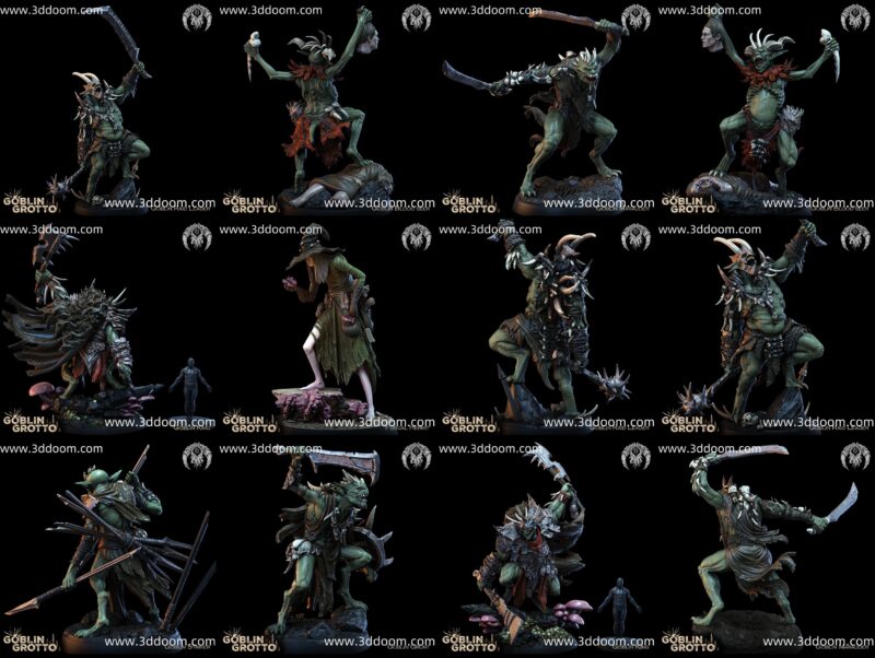 524 Bestiarum Miniatures – Goblin Grotto June 2023-3D DOOM