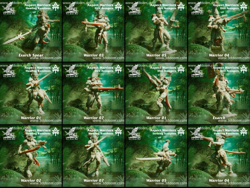 30 Blades of Khaine by Kill Team Bay-3D DOOM