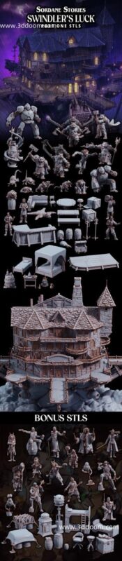 518 ArcaneMinis-Swindler’s Luck-3D DOOM