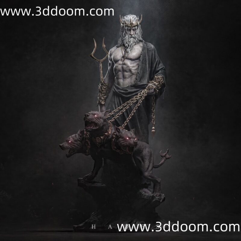 1038 Hades 希腊神话 哈迪斯-3D DOOM